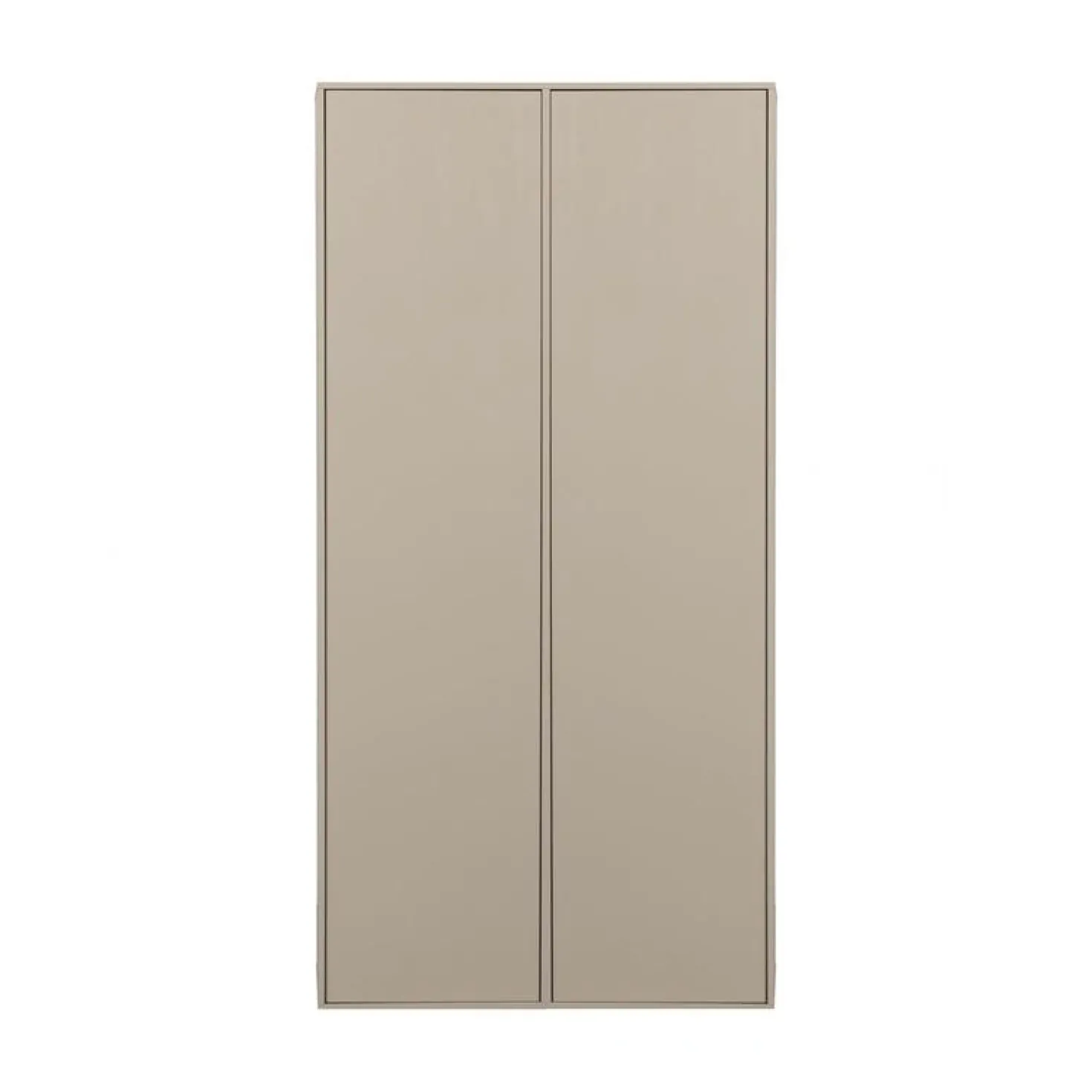 Daily Kledingkast dubbel hoog grenen beige 100cm