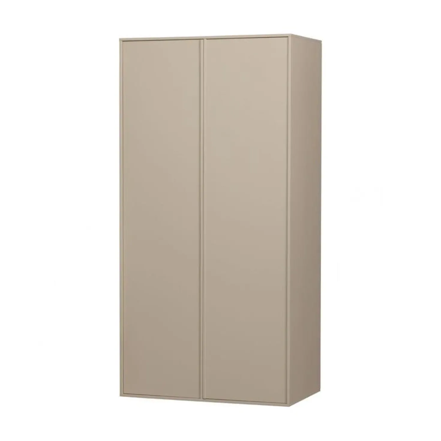 Daily Kledingkast dubbel hoog grenen beige 100cm