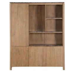 Dallas Vakkenkast XL Naturel Mangohout 160cm