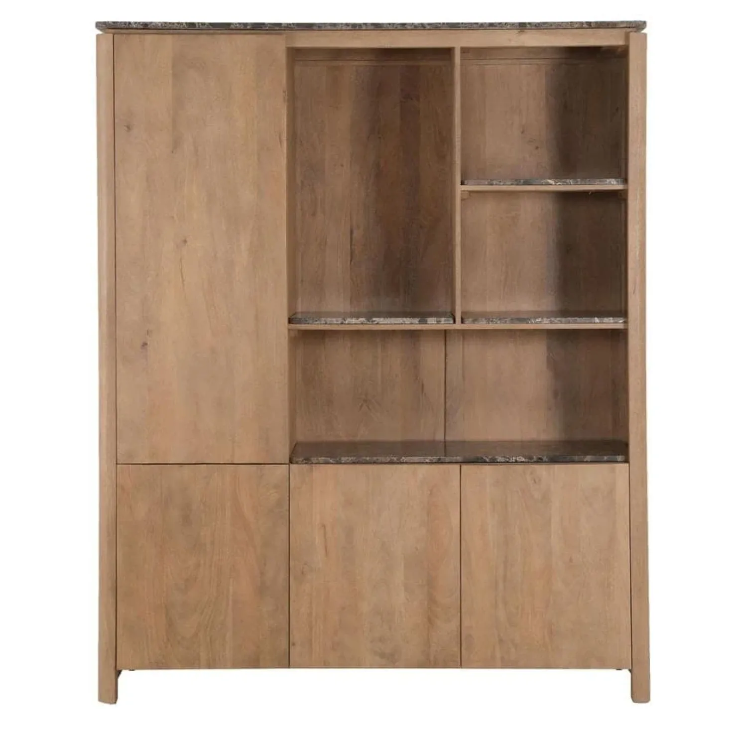 Dallas Vakkenkast XL Naturel Mangohout 160cm
