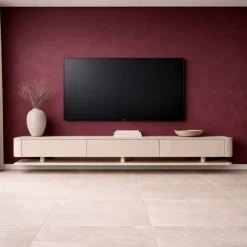 Dani Zwevend Tv meubel beige 230cm
