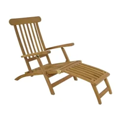 Deckchair Teak verstelbaar