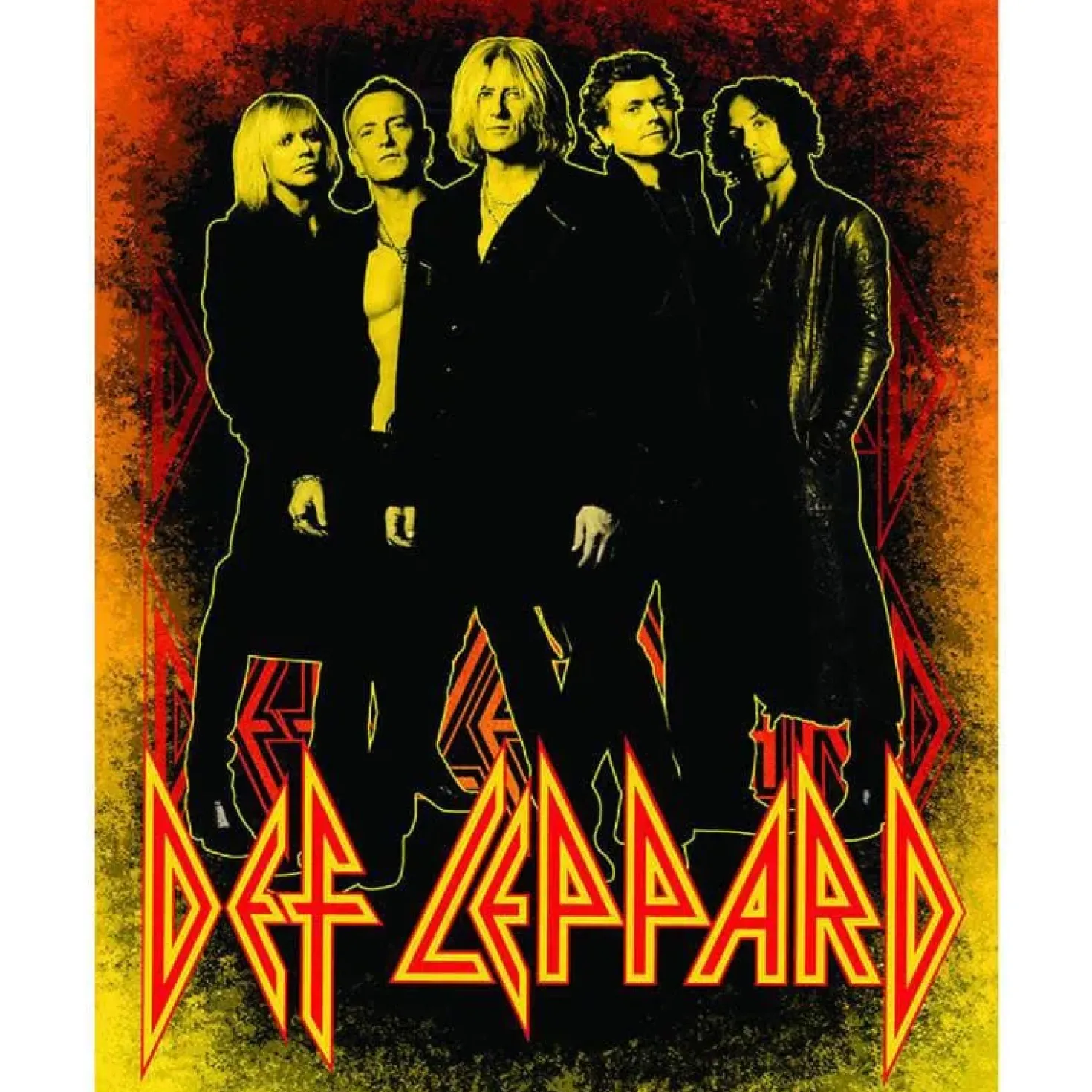 Def Leppard - metalen bord