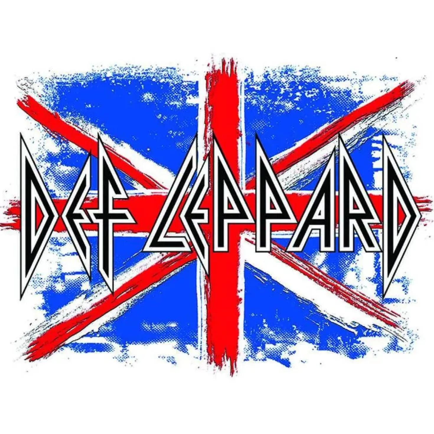 Def Leppard vlag - metalen bord