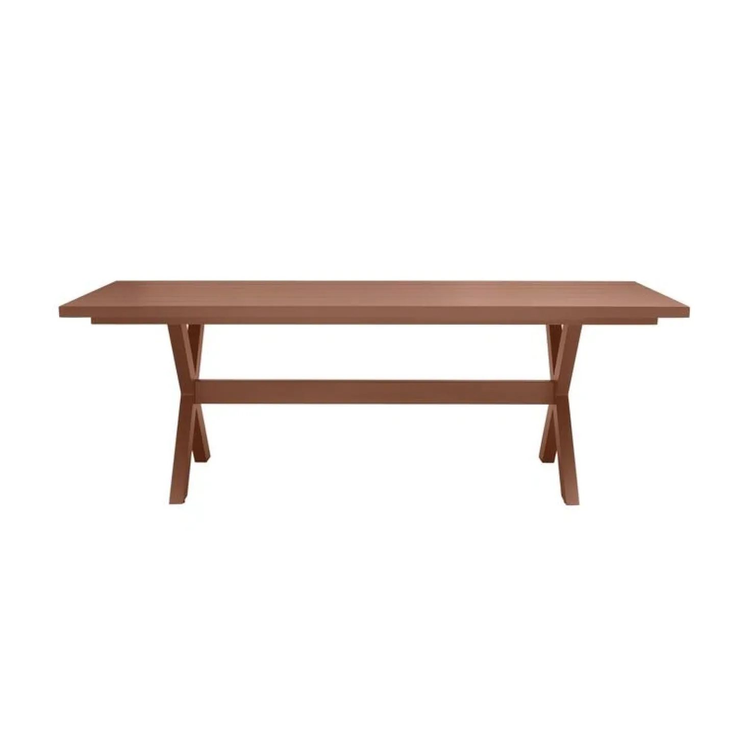 Delta Picknick tuintafel aluminium terracotta 220cm