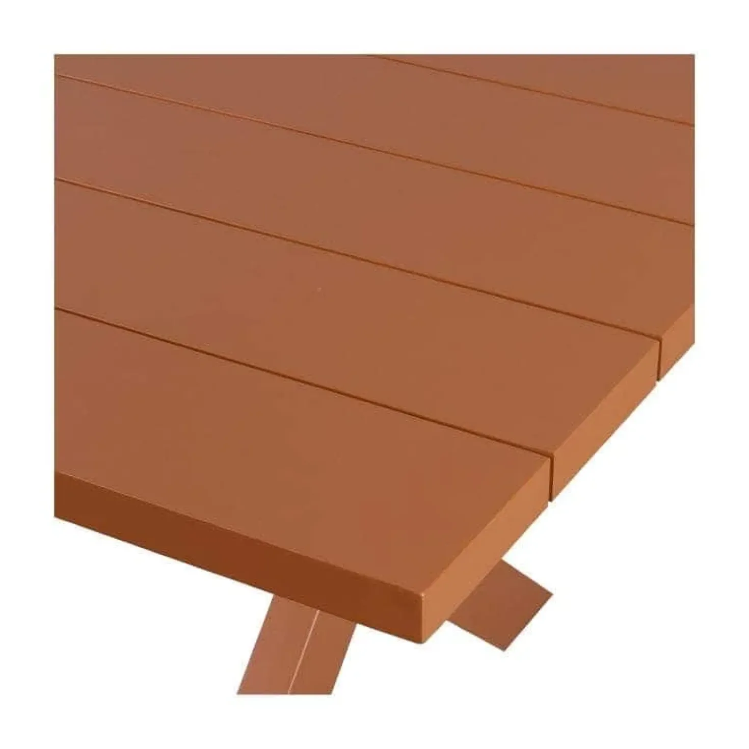 Delta Picknick tuintafel aluminium terracotta 220cm