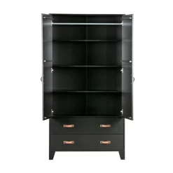Dian Kledingkast grenen zwart 94cm