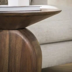 Divo Bijzettafel Acaciahout bruin 45cm