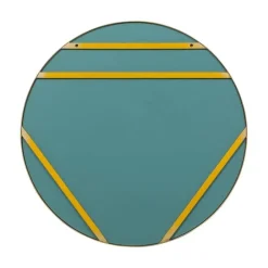 Doutzen Spiegel rond metaal goud 115cm