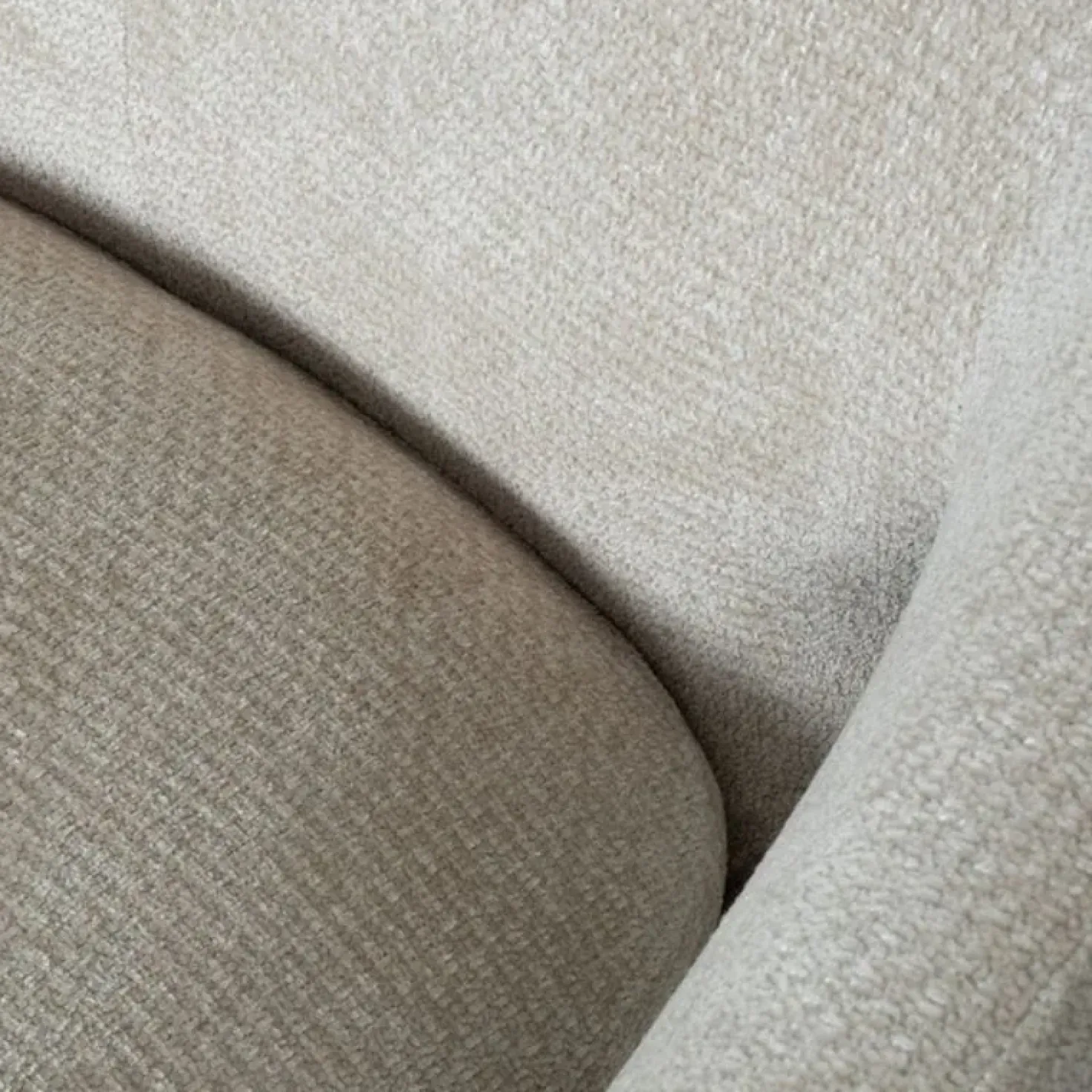 Draaifauteuil Maxwell Naturel Stof