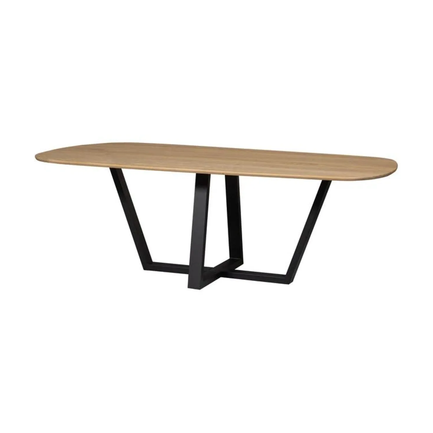 Drenthe Tafel poot metaal zwart