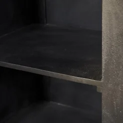 Dressoir Dortmund mangohout zwart 150cm