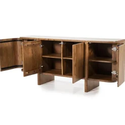 Dressoir Julian acaciahout 4 deurs 170cm