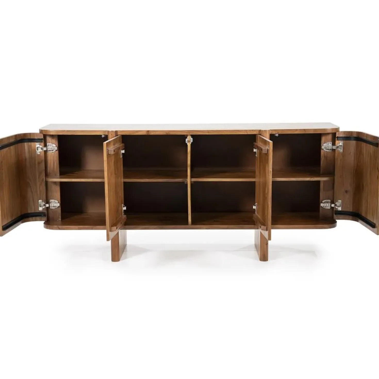 Dressoir Julian acaciahout 4 deurs 170cm