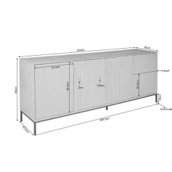 Dressoir Martin Naturel 210cm