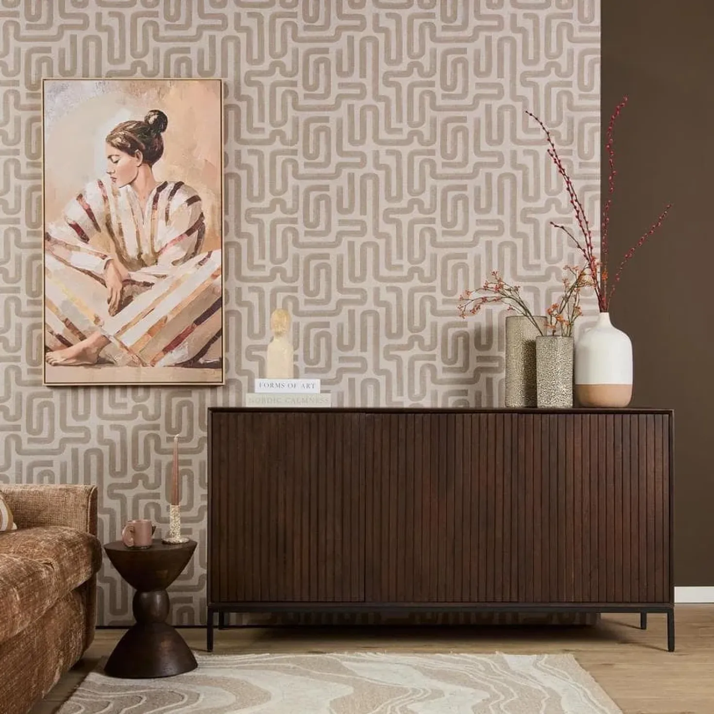 Dressoir Martin Walnoot 165cm