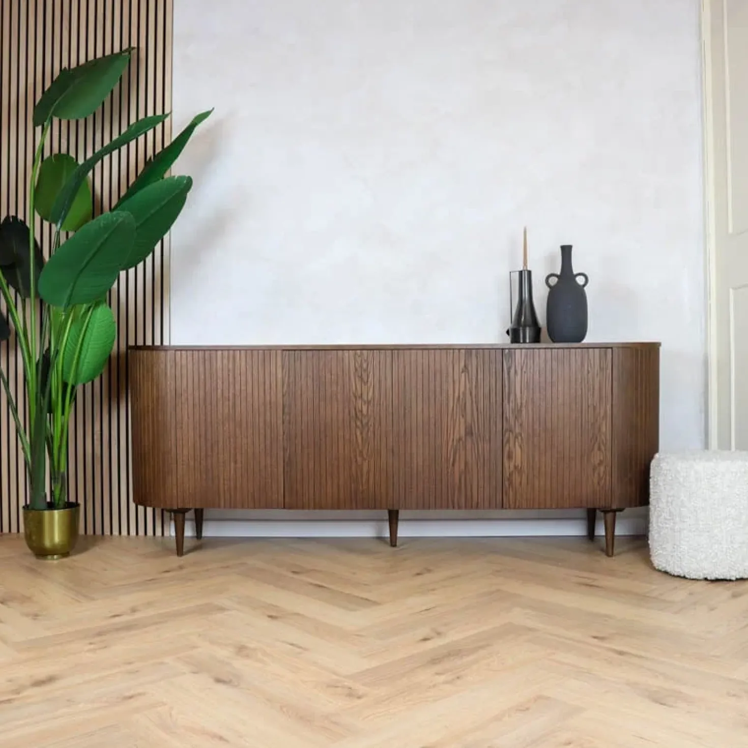 Dressoir Oliva Walnoot Eikenhout 220cm