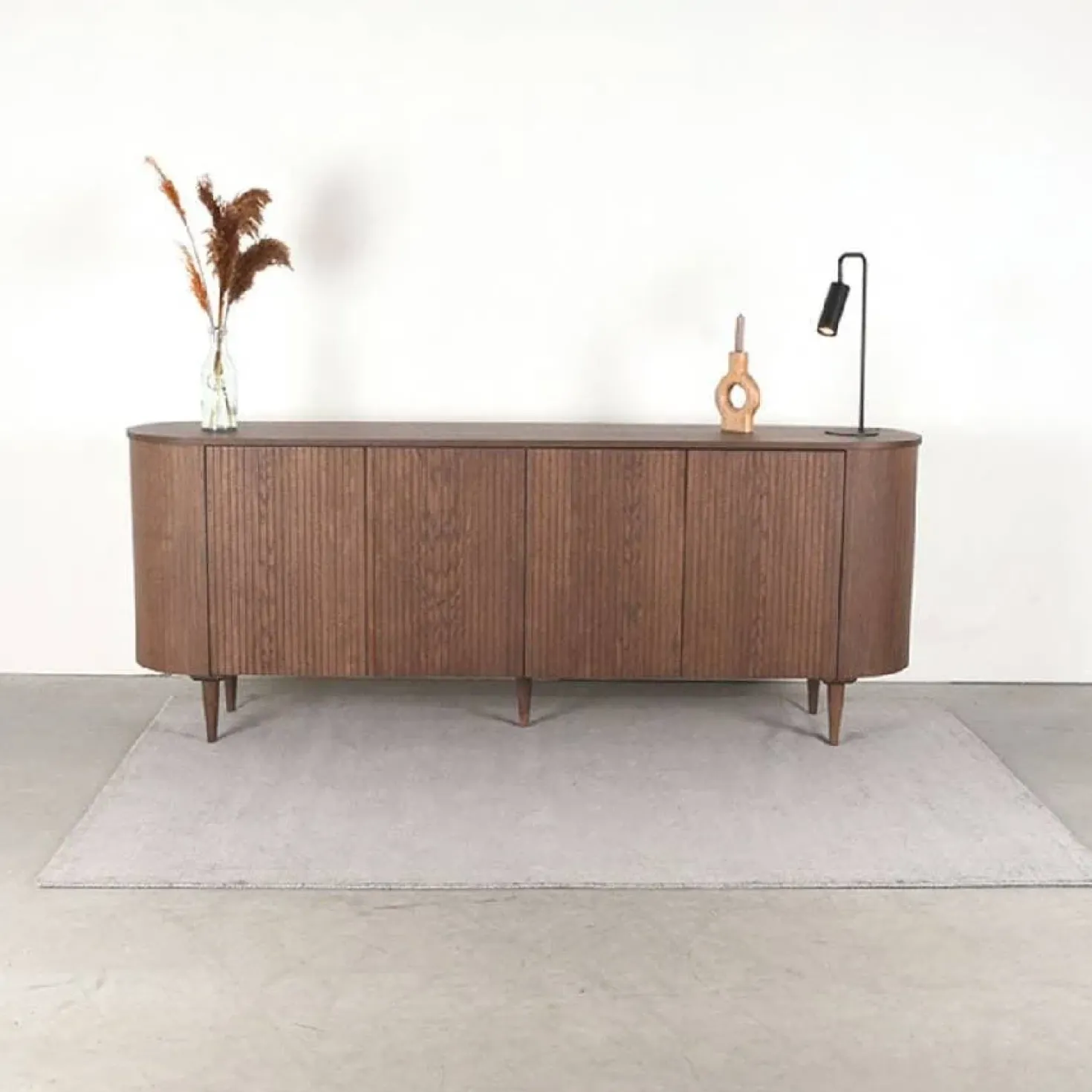 Dressoir Oliva Walnoot Eikenhout 220cm