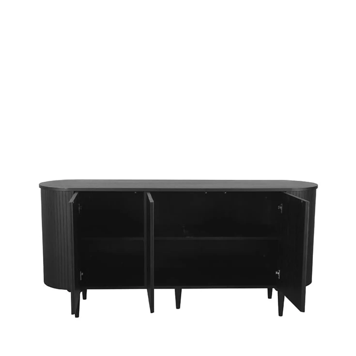 Dressoir Oliva Zwart Eikenhout 180cm
