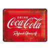 Drink Coca Cola rood - metalen bord
