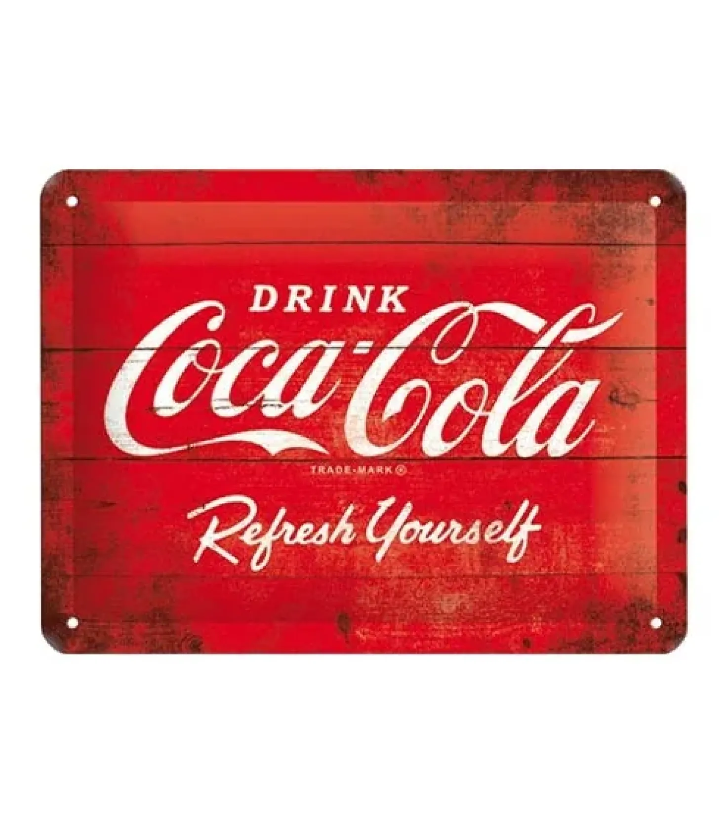 Drink Coca Cola rood - metalen bord