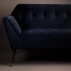Dutchbone bank Kate 2-zits donkerblauw