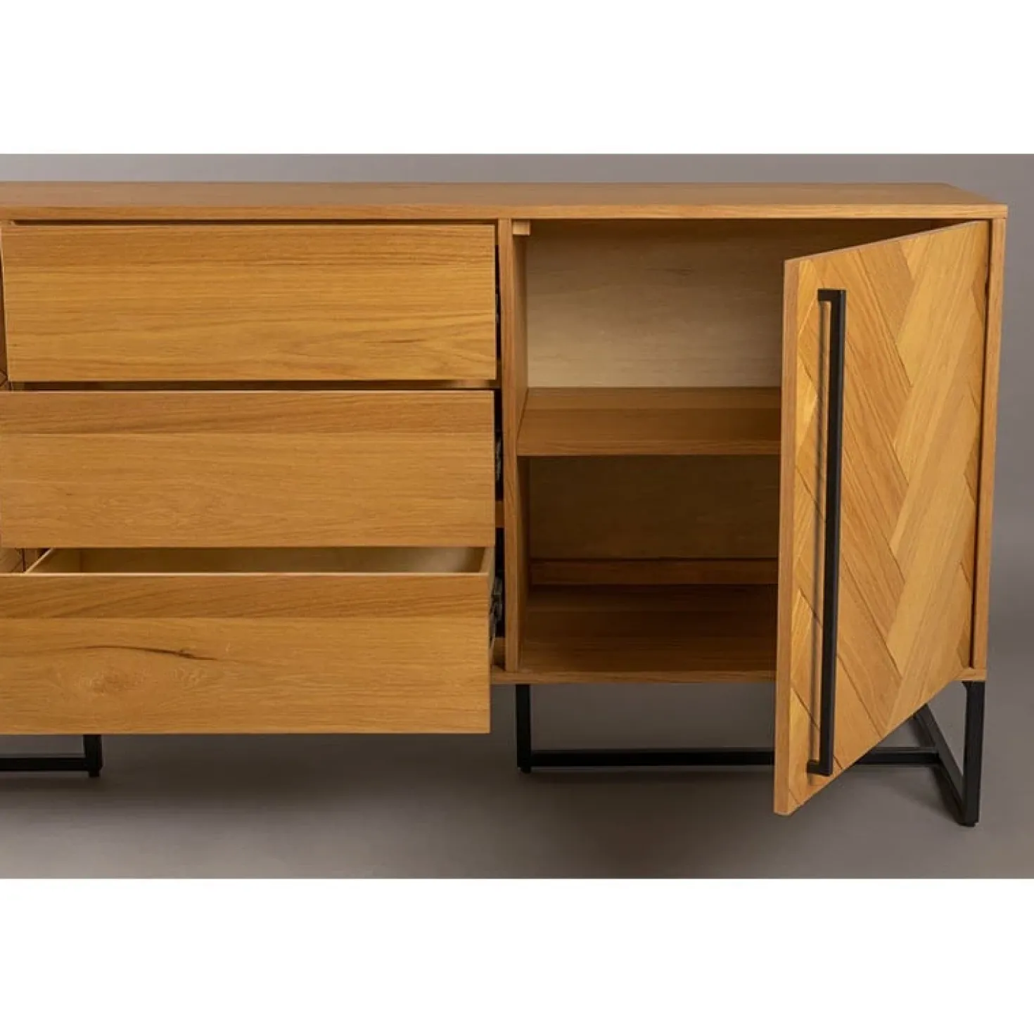 Dutchbone Class dressoir 180cm naturel eiken