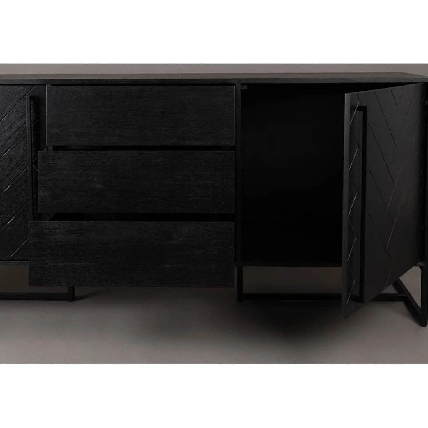 Dutchbone Class dressoir 180cm zwart