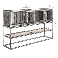 Dutchbone Dressoir Boli Zwart