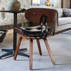 Dutchbone Eetkamerstoel Blackwood Walnut