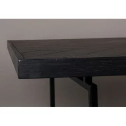 Dutchbone Eetkamertafel Class 180x90cm zwart