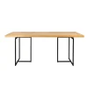 Dutchbone Eetkamertafel Class 220x90cm eiken naturel