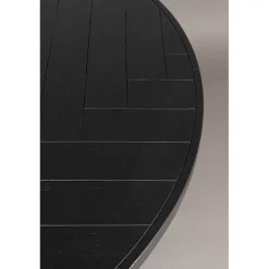 Dutchbone Eetkamertafel Class zwart rond 120cm