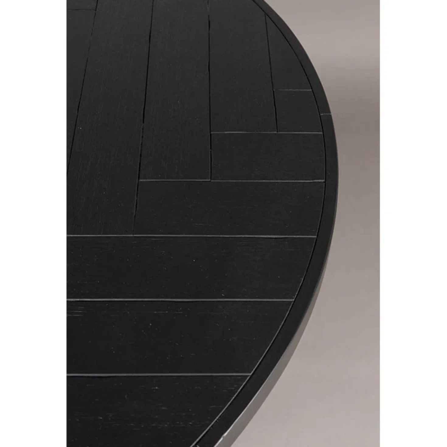 Dutchbone Eetkamertafel Class zwart rond 120cm