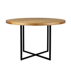 Dutchbone Eetkamertafel Class naturel rond 120cm