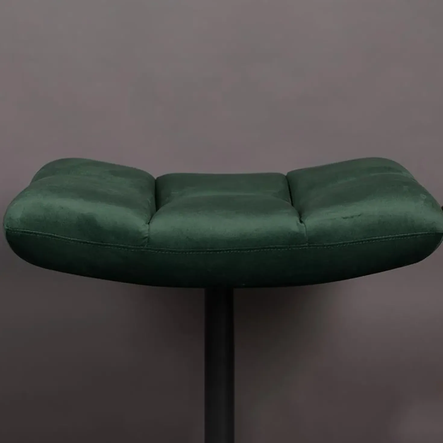 Dutchbone Hocker Bar Velvet Groen