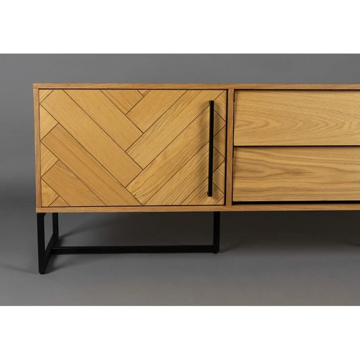 Dutchbone Tv meubel Class naturel eiken 180cm