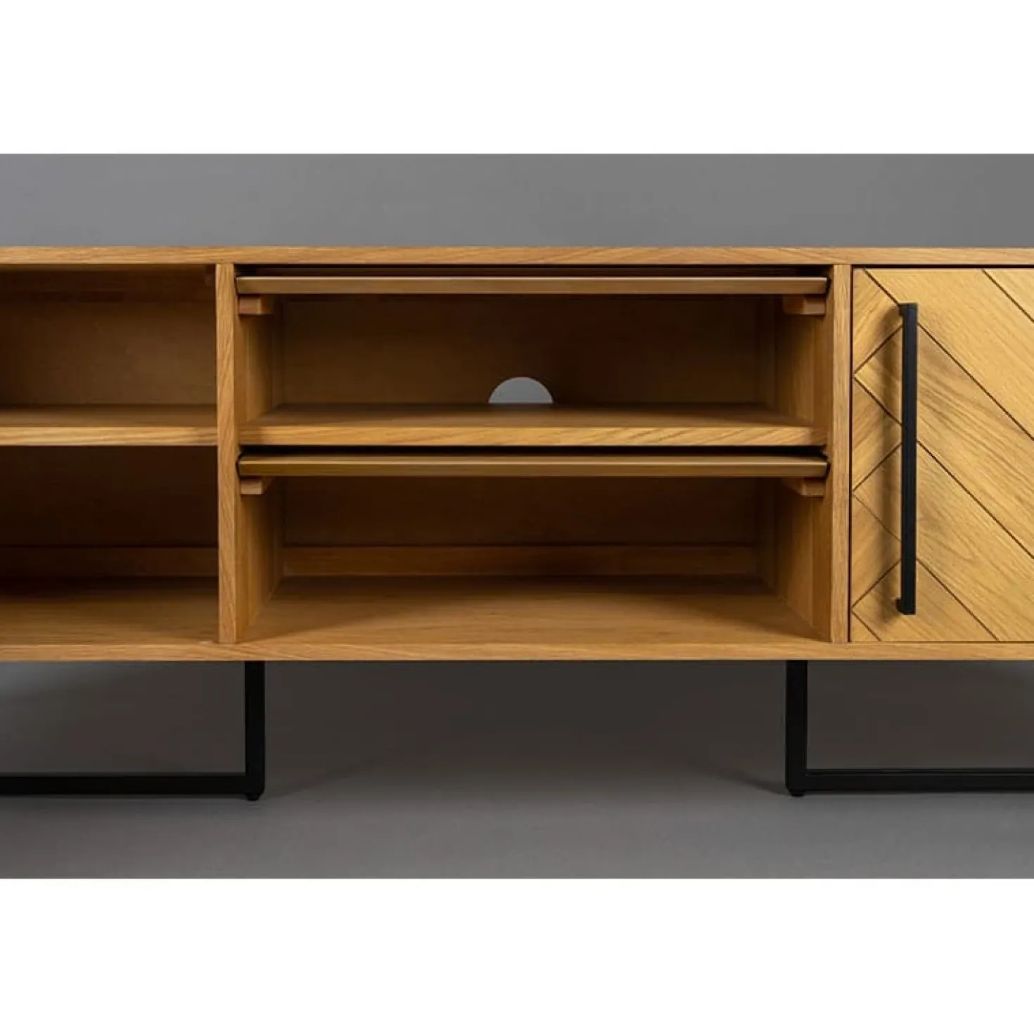 Dutchbone Tv meubel Class naturel eiken 180cm