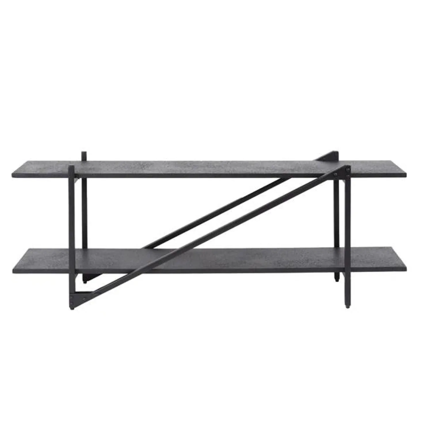 Eddy Tv-meubel metaal Antraciet 140cm