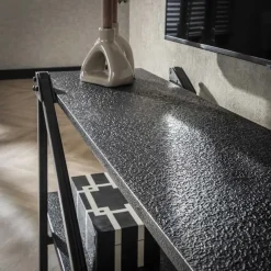 Eddy Tv-meubel metaal Antraciet 140cm