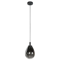 Edgar 1-lichts Hanglamp large Smoke Glas