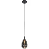 Edgar 1-lichts Hanglamp small Smoke Glas