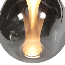 Edgar 1-lichts Hanglamp small Smoke Glas