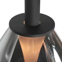 Edgar 5-lichts Hanglamp Smoke Glas
