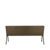 Eetkamerbank Matz Army green Microfiber 175cm