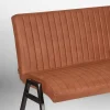Eetkamerbank Matz Cognac Microfiber 175cm