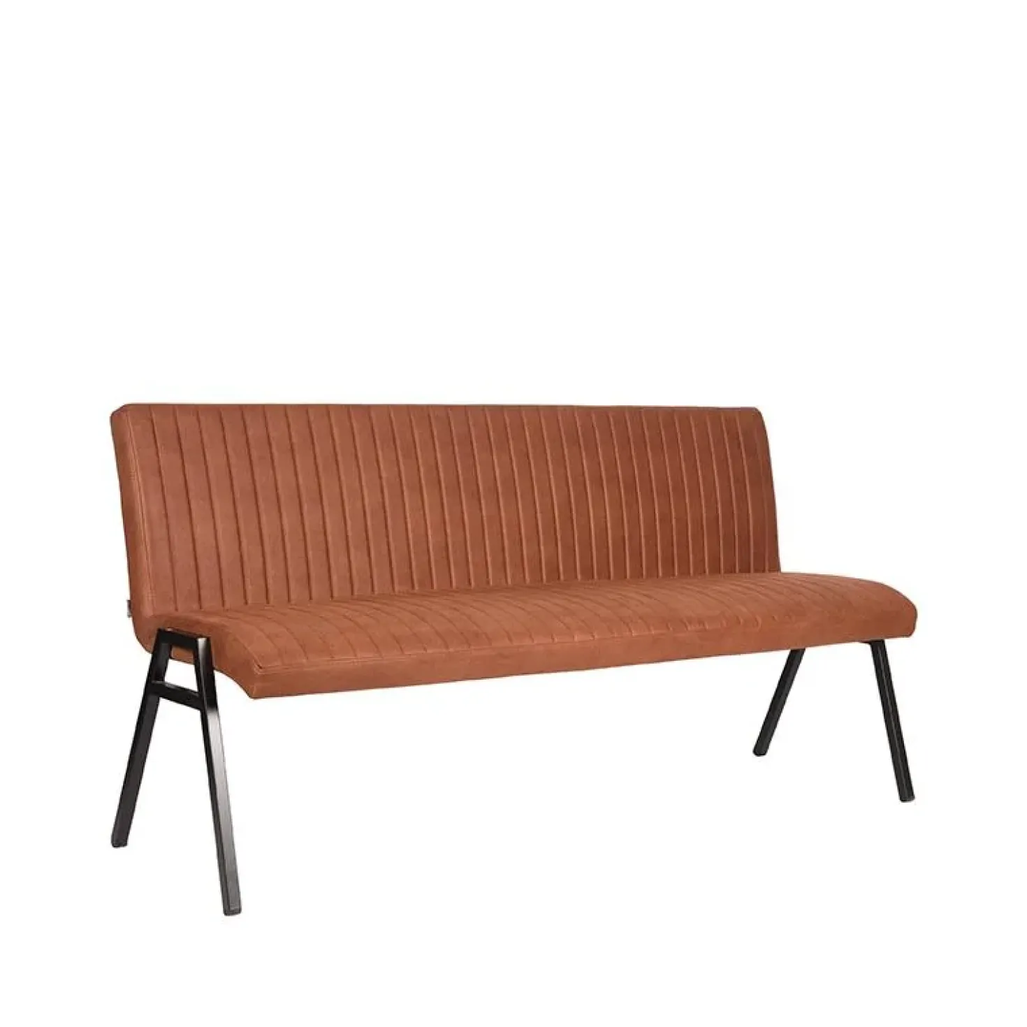Eetkamerbank Matz Cognac Microfiber 175cm