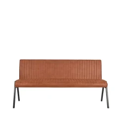 Eetkamerbank Matz Cognac Microfiber 175cm
