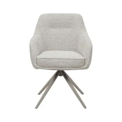 Eetkamerstoel Akira Naturel Boucle met Taupe poot