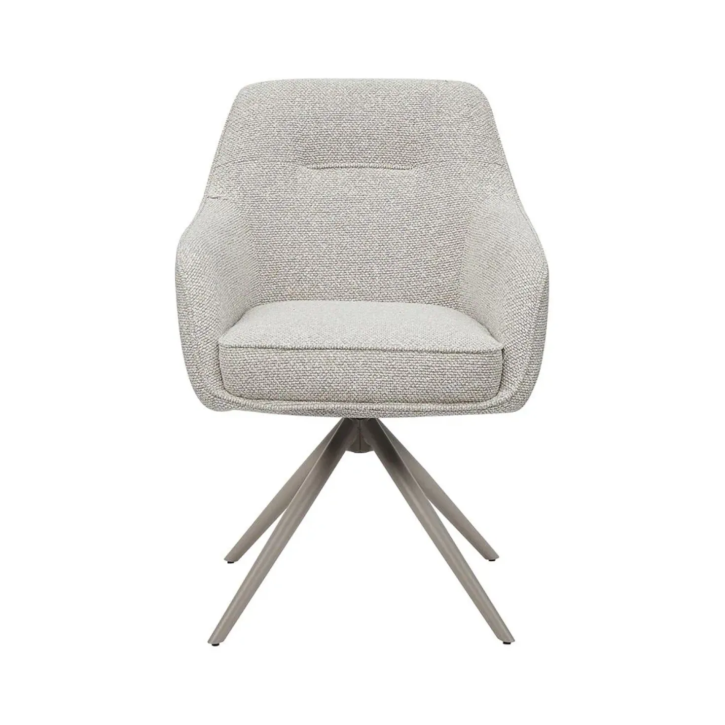 Eetkamerstoel Akira Naturel Boucle met Taupe poot